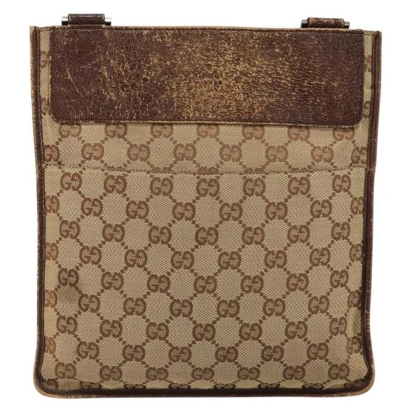 GUCCI GG Canvas Shoulder Bag Beige 27639 Auth 151876 - Picture 3 of 16